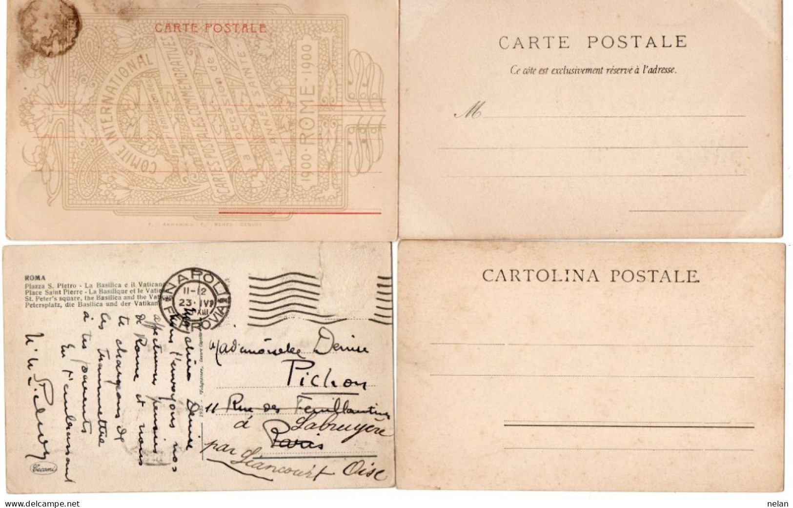 LOTTO - ROMA - VATICANO -  F.P. - Collections & Lots