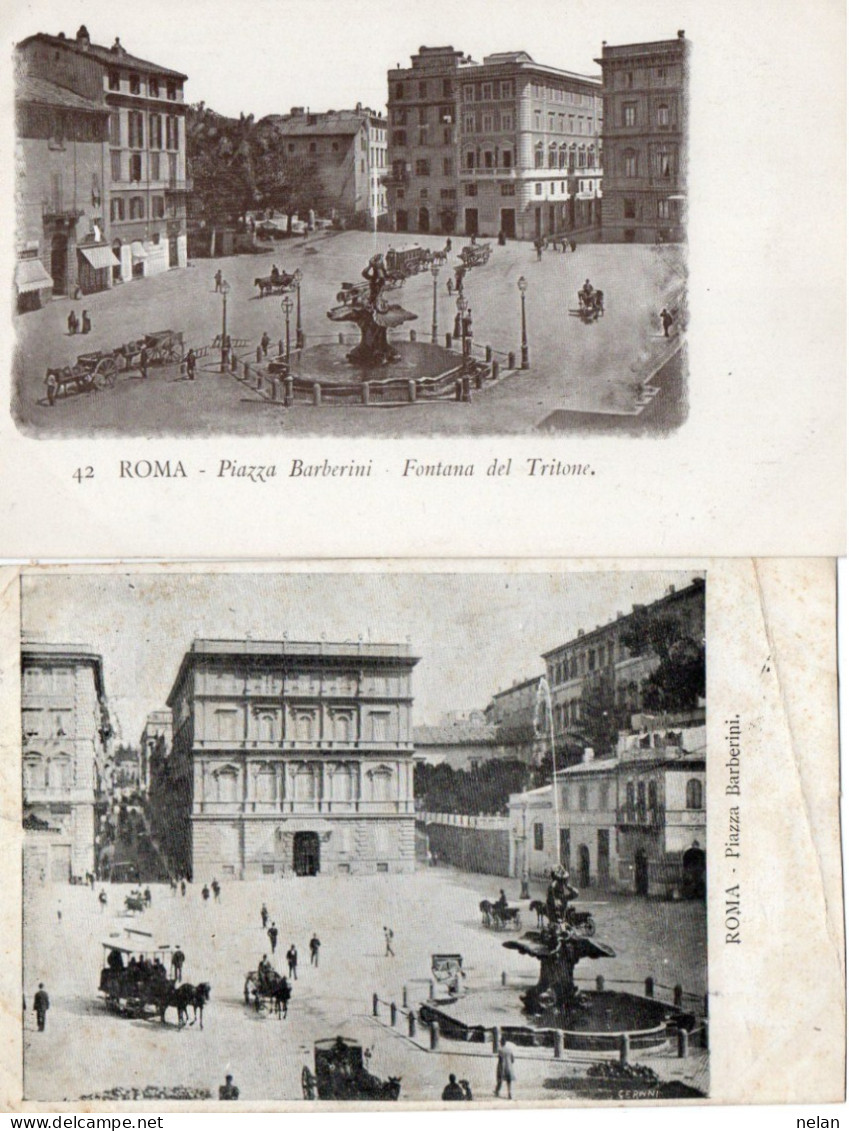 LOTTO - ROMA - PIAZZA BARBERINI  F.P. - Colecciones & Lotes