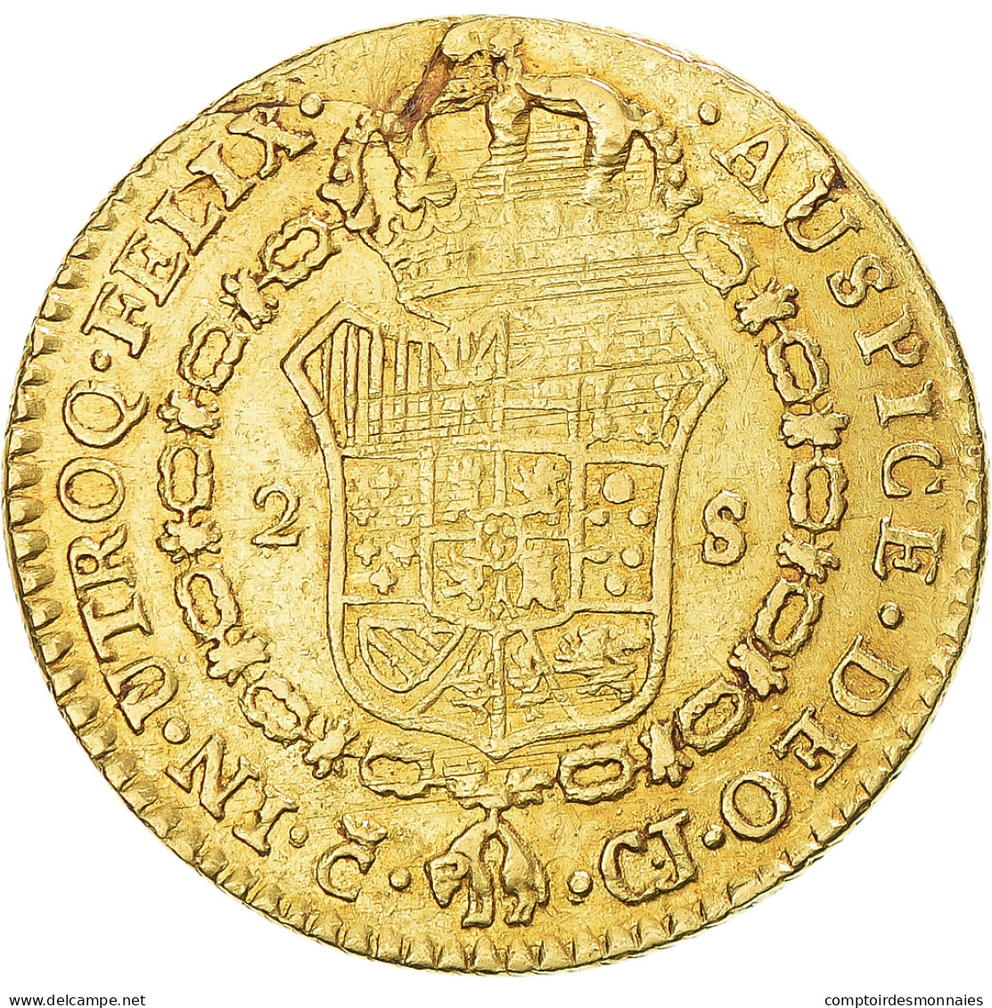 Monnaie, Espagne, Ferdinand VII, 2 Escudos, 1813, Cadiz, TB+, Or - Provinciale Munten