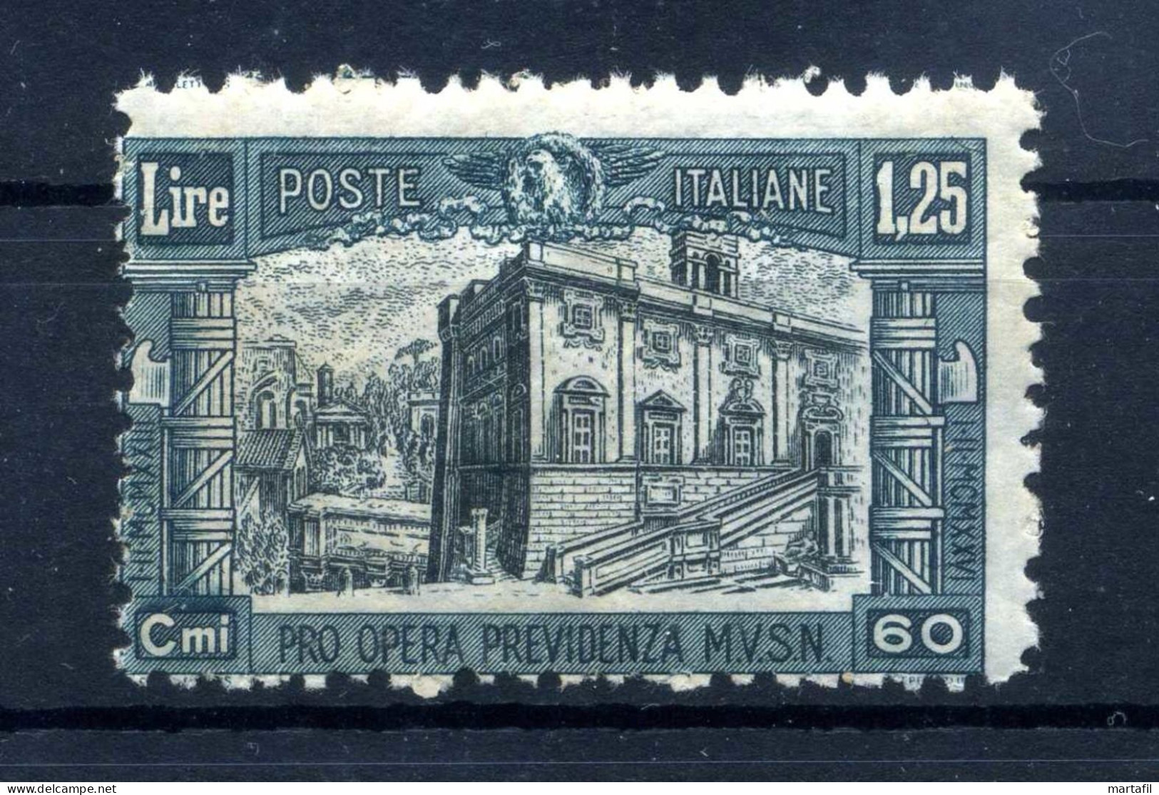 1926 REGNO N.208 MNH ** 1,25+60 Milizia, Pro Opera Previdenza - Nuovi