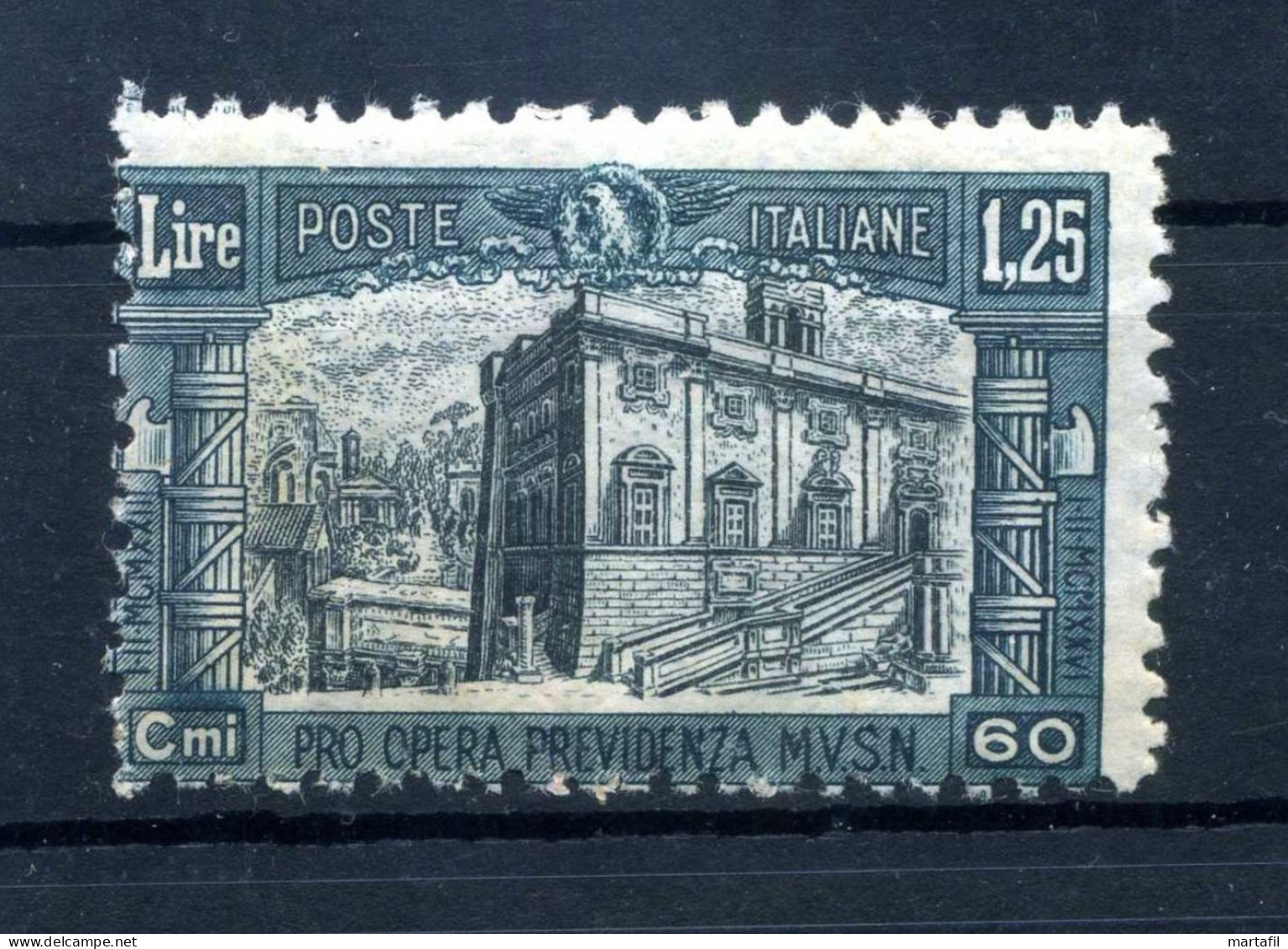 1926 REGNO N.208 MNH ** 1,25+60 Milizia, Pro Opera Previdenza - Nuovi