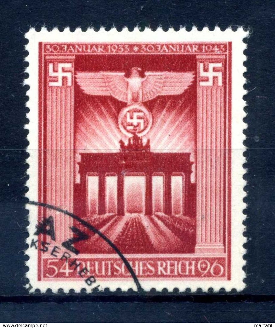 1943 TERZO REICH SERIE COMPLETA USATA - Used Stamps