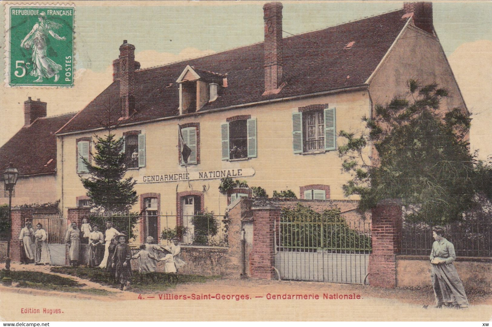 VILLIERS-SAINT-GEORGES -77- Gendarmerie Nationale - Animation - Villiers Saint Georges