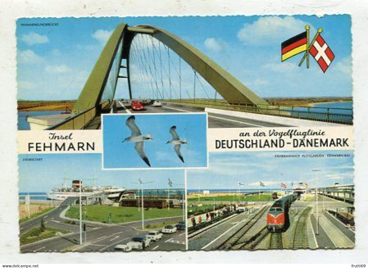 AK 129594 GERMANY - Insel Fehmarn An Der Vogelfluglinie Deutschland - Dänemark - Fehmarn