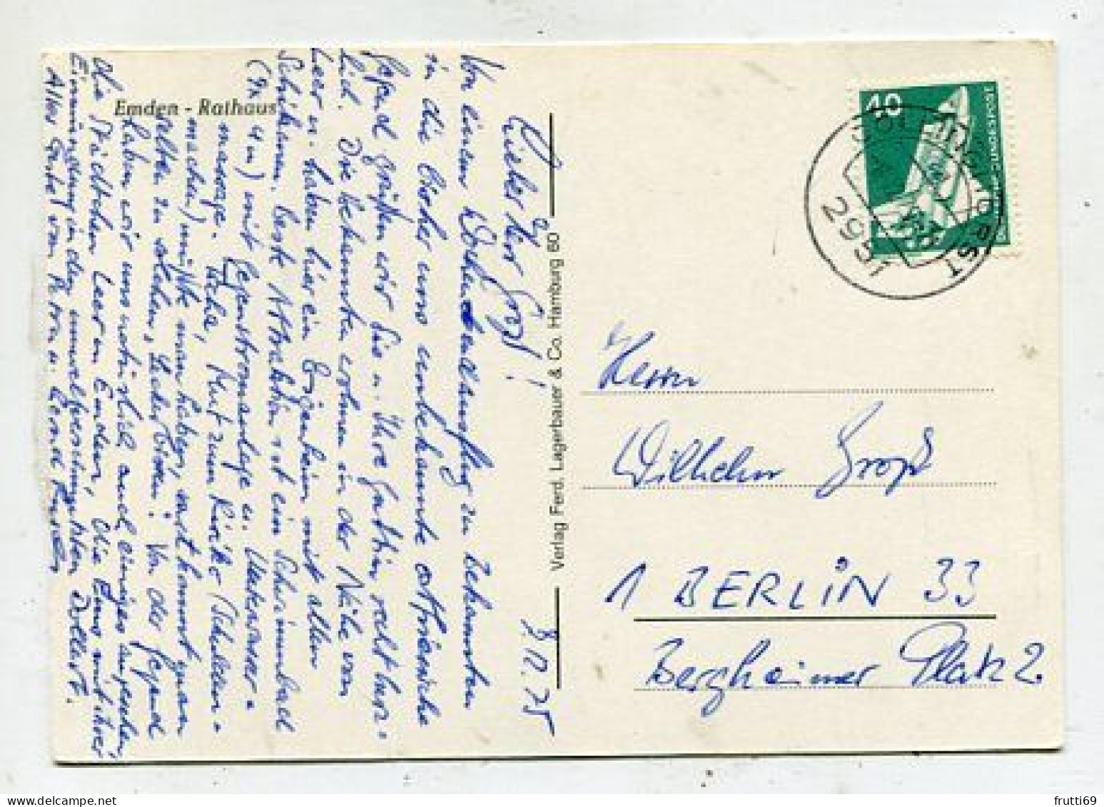 AK 129614 GERMANY - Emden - Rathaus - Emden