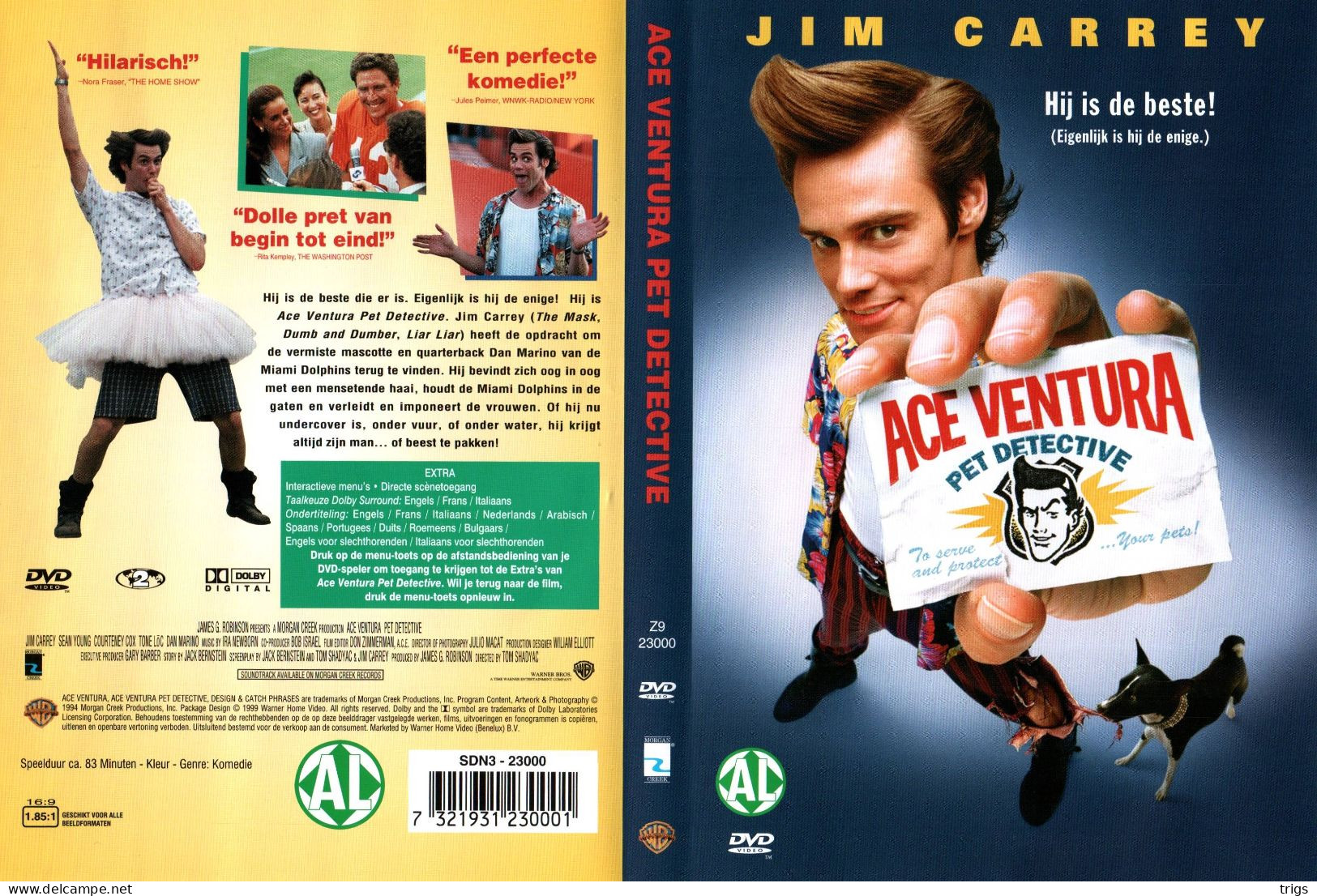 DVD - Ace Ventura: Pet Detective - Komedie