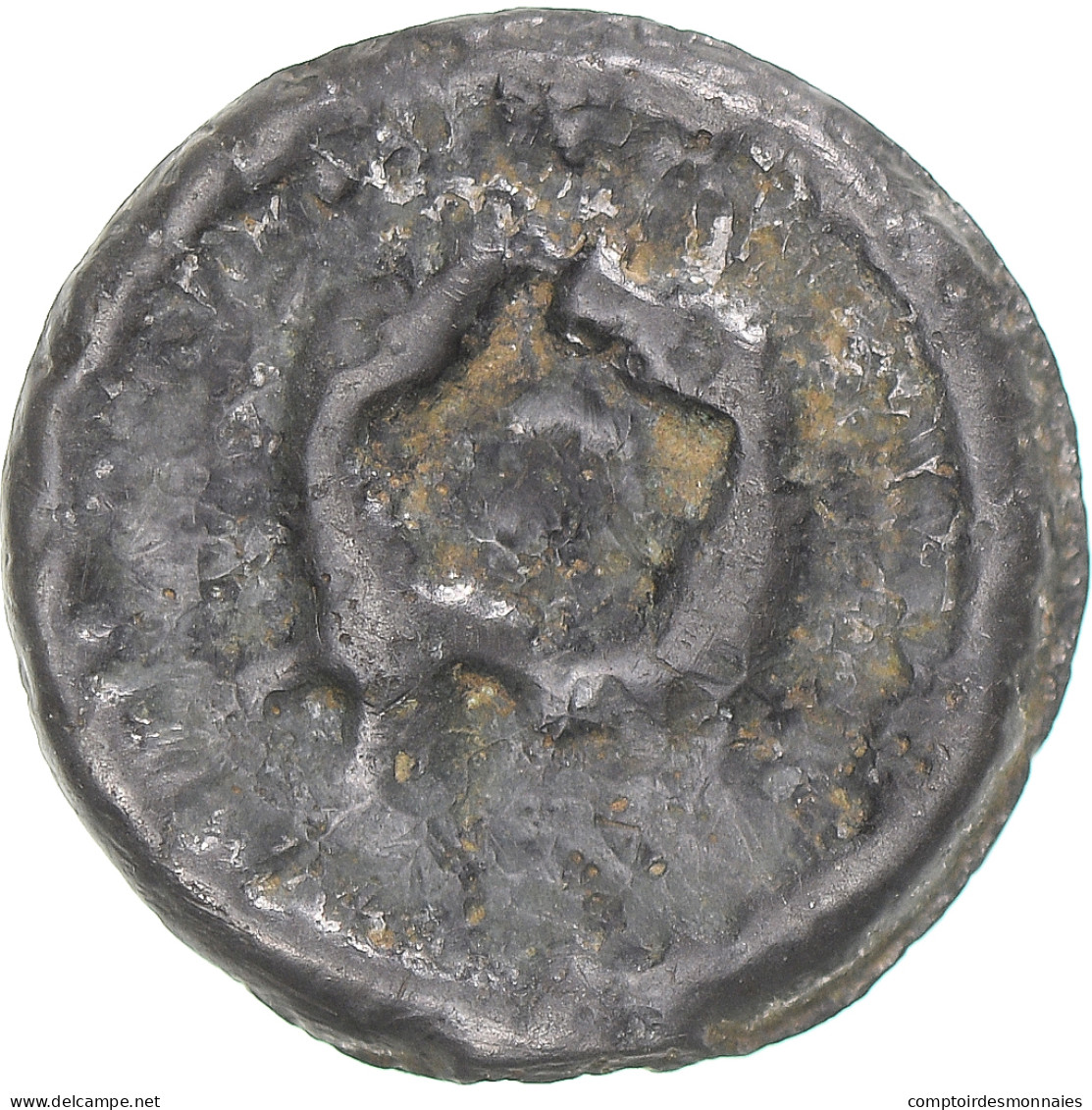 Monnaie, Suessions, Bronze Aux Animaux Affrontés, 1st Century BC, Gaul, TB+ - Gauloises