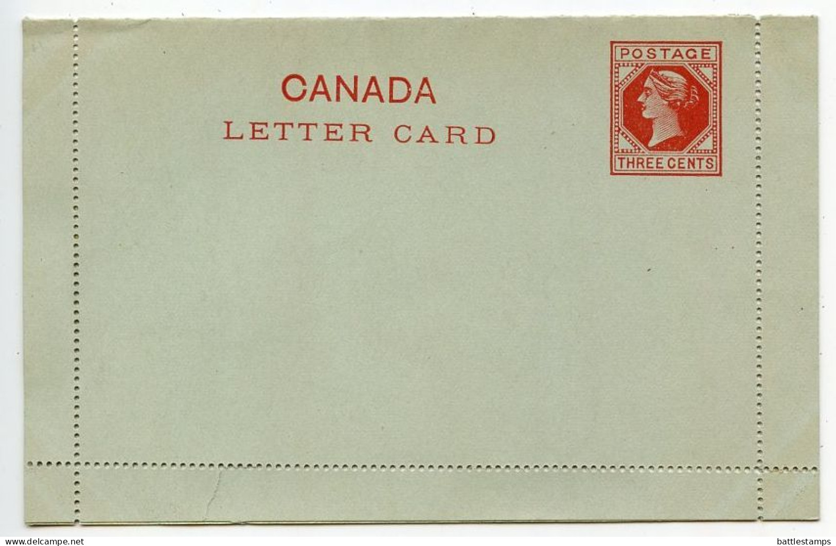 Canada 1890's Mint 3c. Queen Victoria Letter Card - 1860-1899 Reinado De Victoria