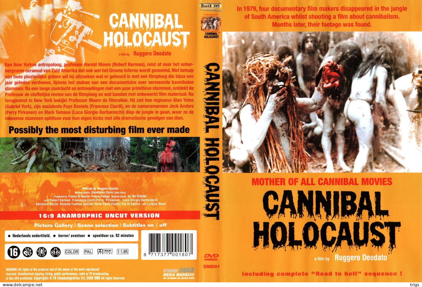 DVD - Cannibal Holocaust - Horreur