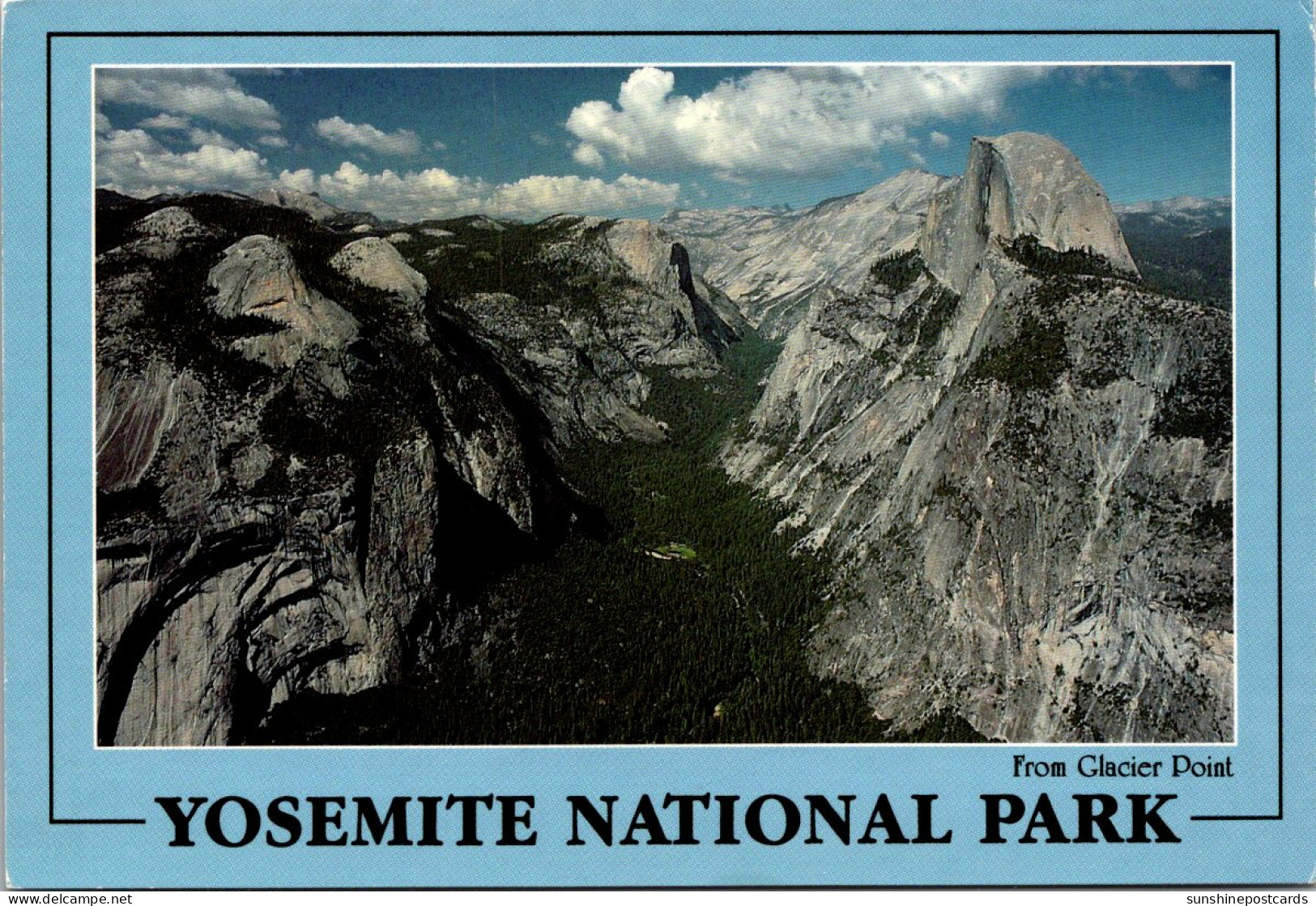 California Yosemite National Park From Glacier Point - Yosemite