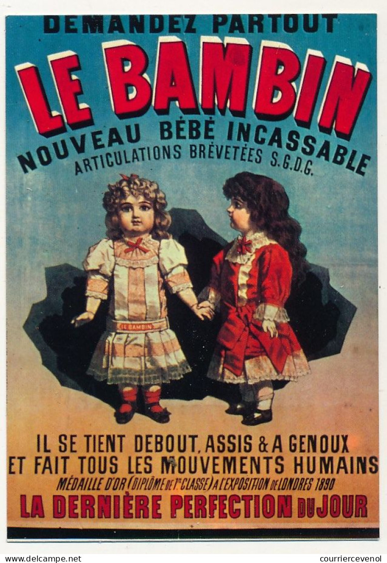 CPM - (Jouet) LE BAMBIN Nouveau Bébé Incassable - Reproduction D'affiche Ancienne - Ed. Nugeron - Werbepostkarten
