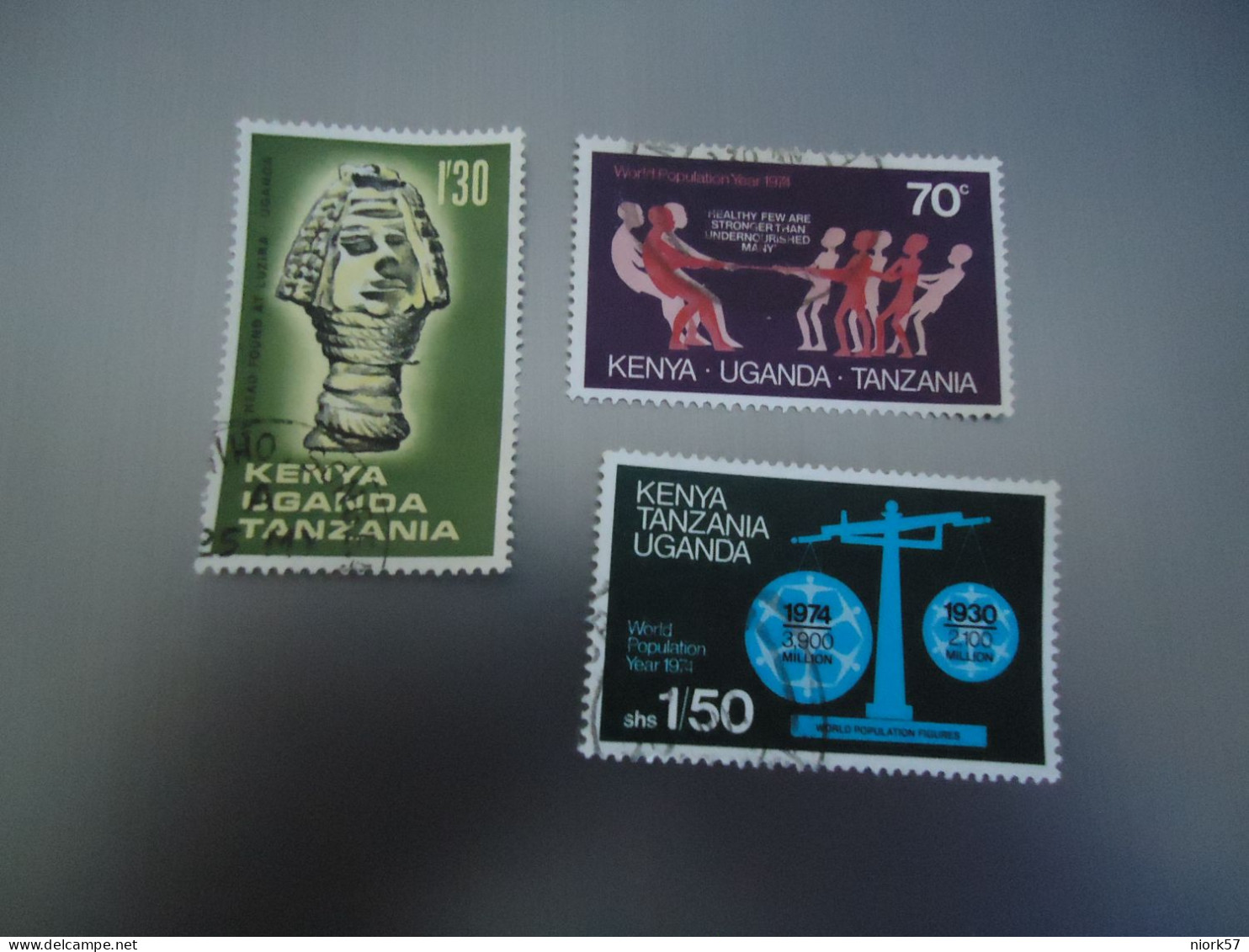 KENYA UGANDA  TANZANIA USED  STAMPS  ANNIVERSARIES  3 - Kenya, Ouganda & Tanzanie