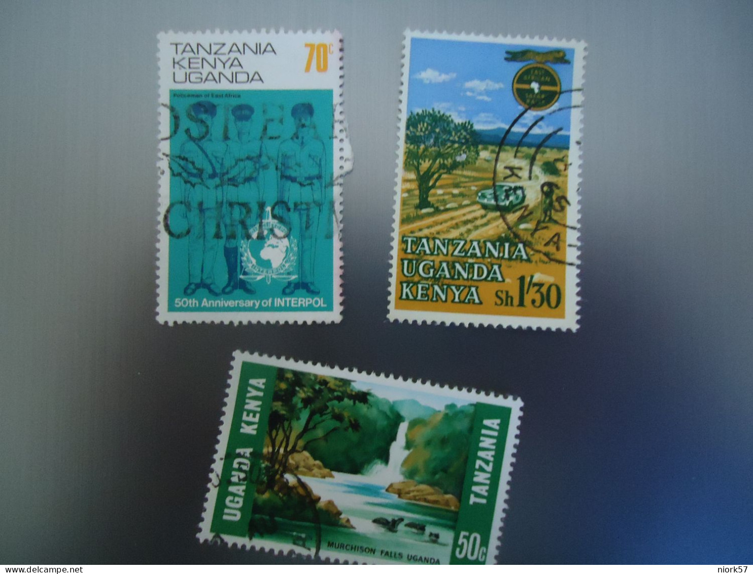 KENYA UGANDA  TANZANIA USED  STAMPS  ANNIVERSARIES  3 - Kenya, Uganda & Tanzania