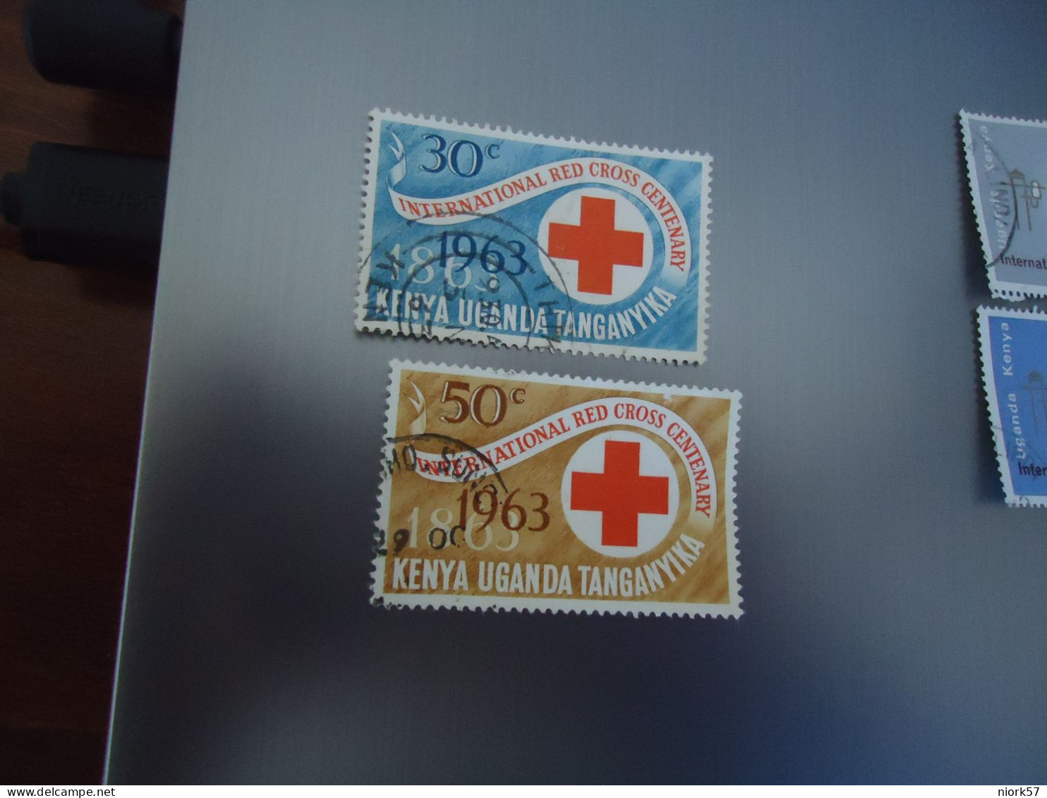 KENYA UGANDA  TANZANIA USED  STAMPS 2 RED CROSS - Kenya, Ouganda & Tanzanie