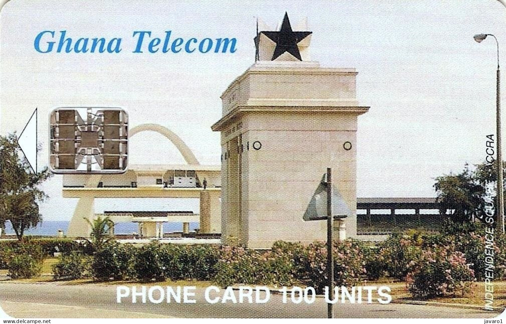 COLNECT : C-10 1999.05 100 Independence Square (05/99) ( Batch: 03937732) USED - Ghana