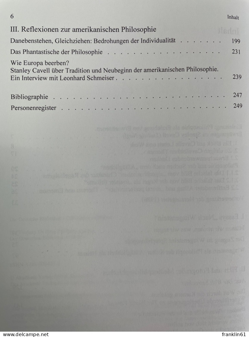 Nach Der Philosophie : Essays. - Philosophy