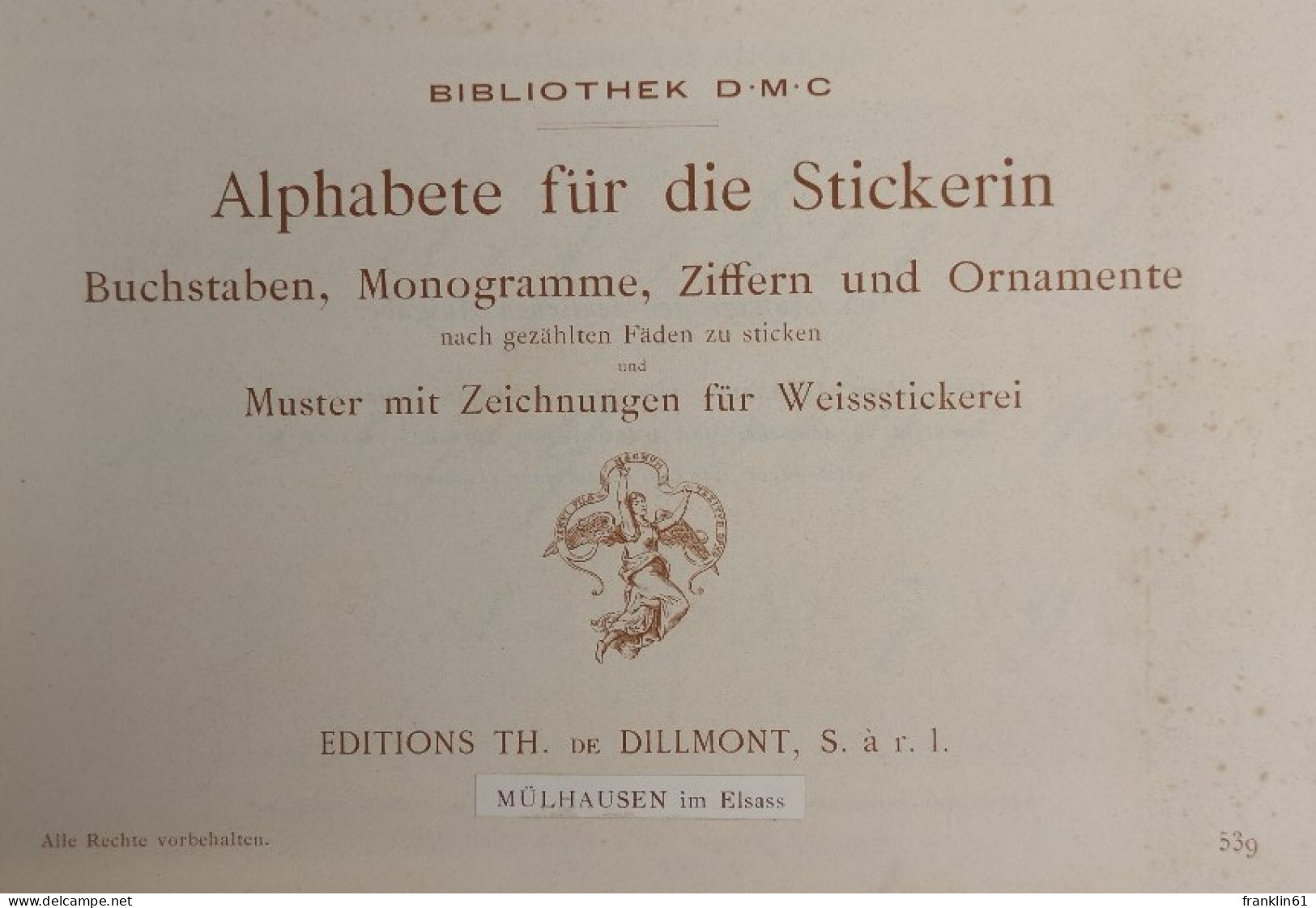 Alphabete Für Die Stickerin. - Handarbeit