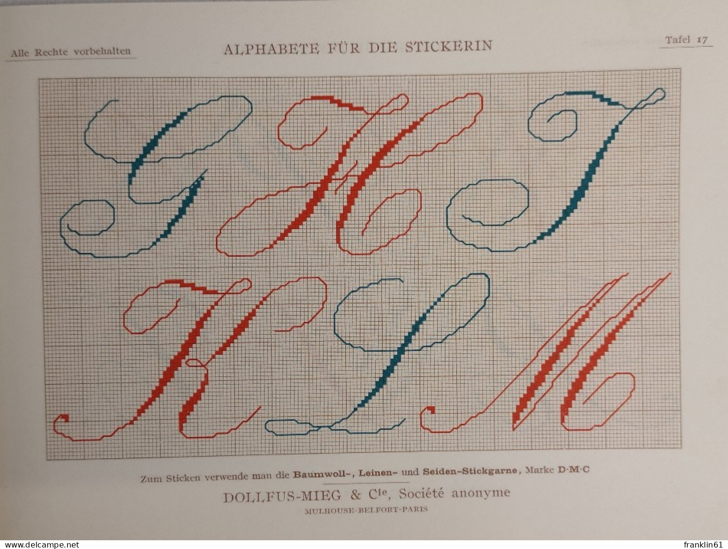 Alphabete Für Die Stickerin. - Handarbeit