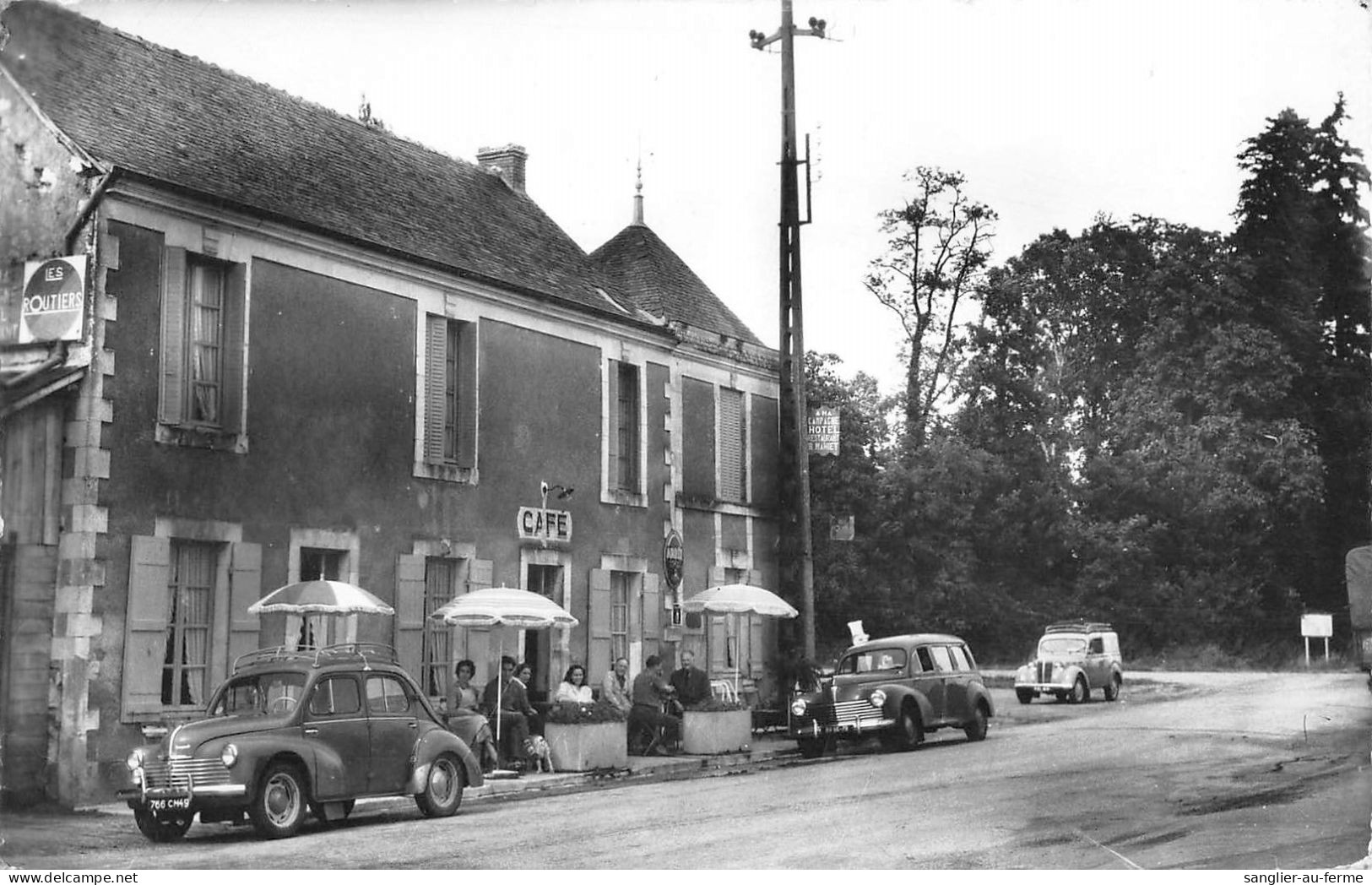 CPA 49 CHATEAUNEUF SUR SARTHE HOTEL RESTAURANT A MA CAMPAGNE - Andere & Zonder Classificatie