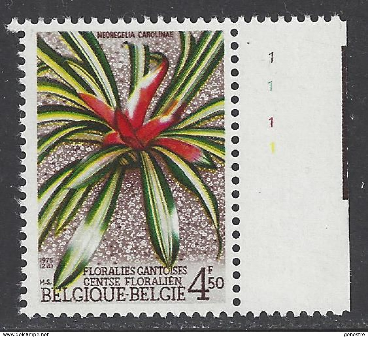 Belgique - 1975 - COB 1749 ** (MNH) - Planche 1 (2) - 1971-1980