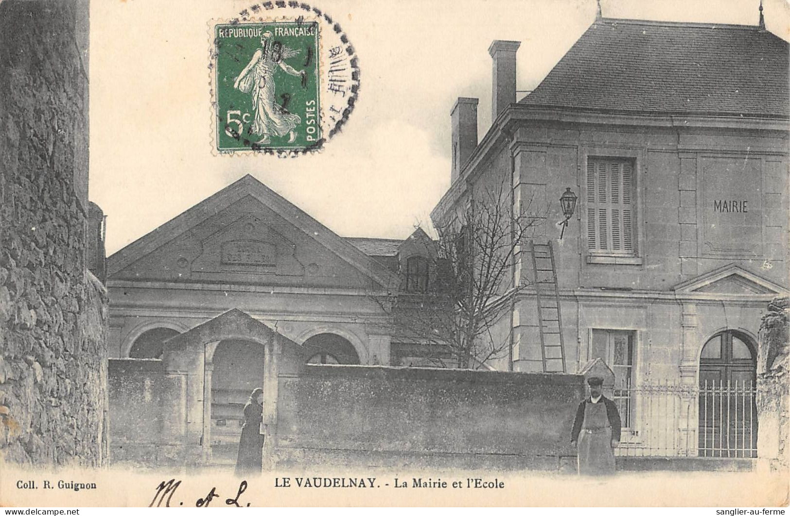 CPA 49 LE VAULDENAY MAIRIE ECOLE - Other & Unclassified