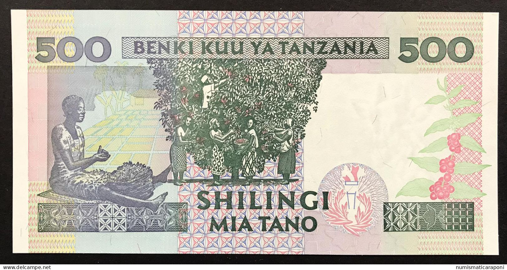 TANZANIA 500 SHILINGI Giraffa  LOTTO.4505 - Tanzania