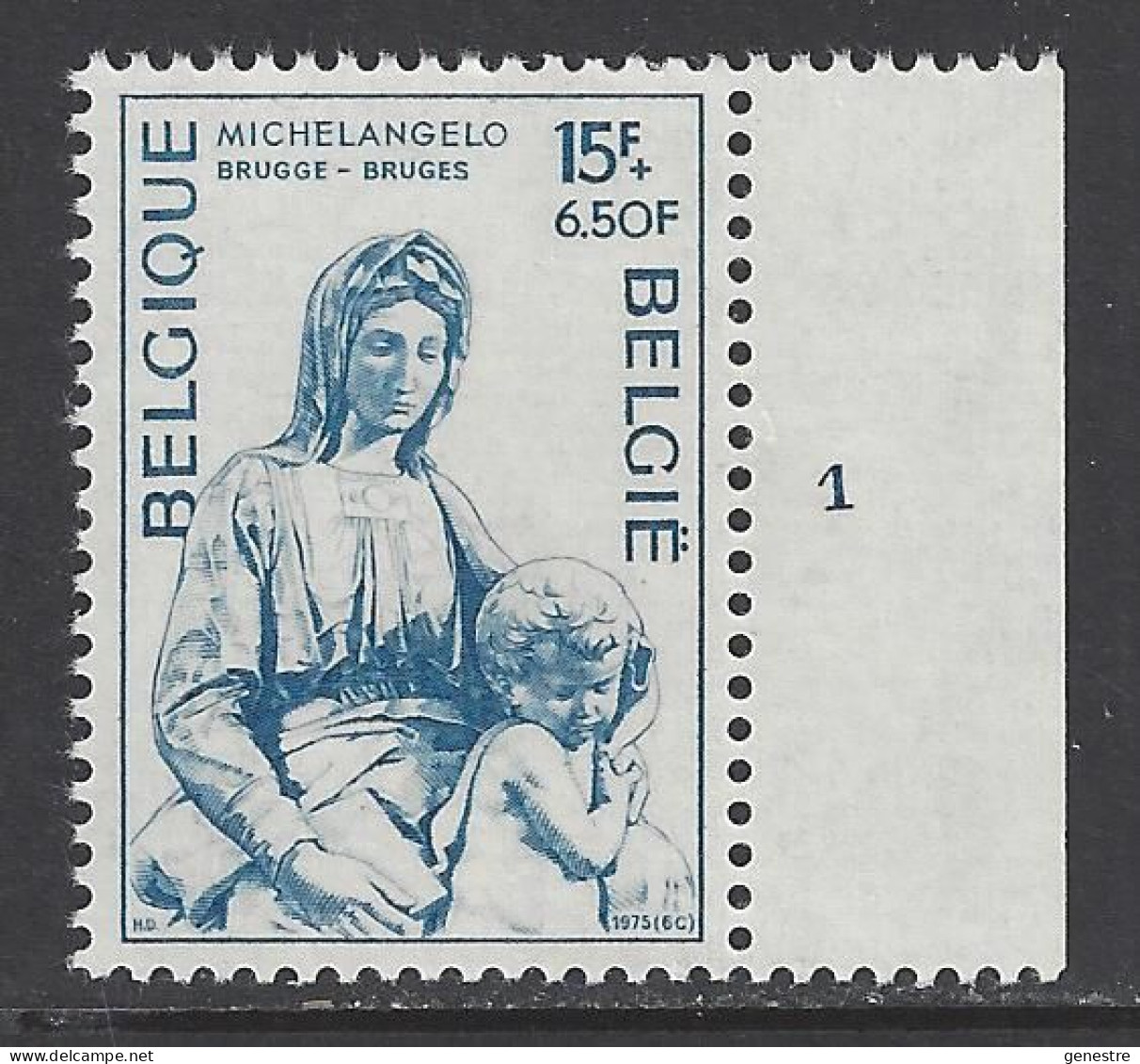 Belgique - 1975 - COB 1761 ** (MNH) - Planche 1 - 1971-1980