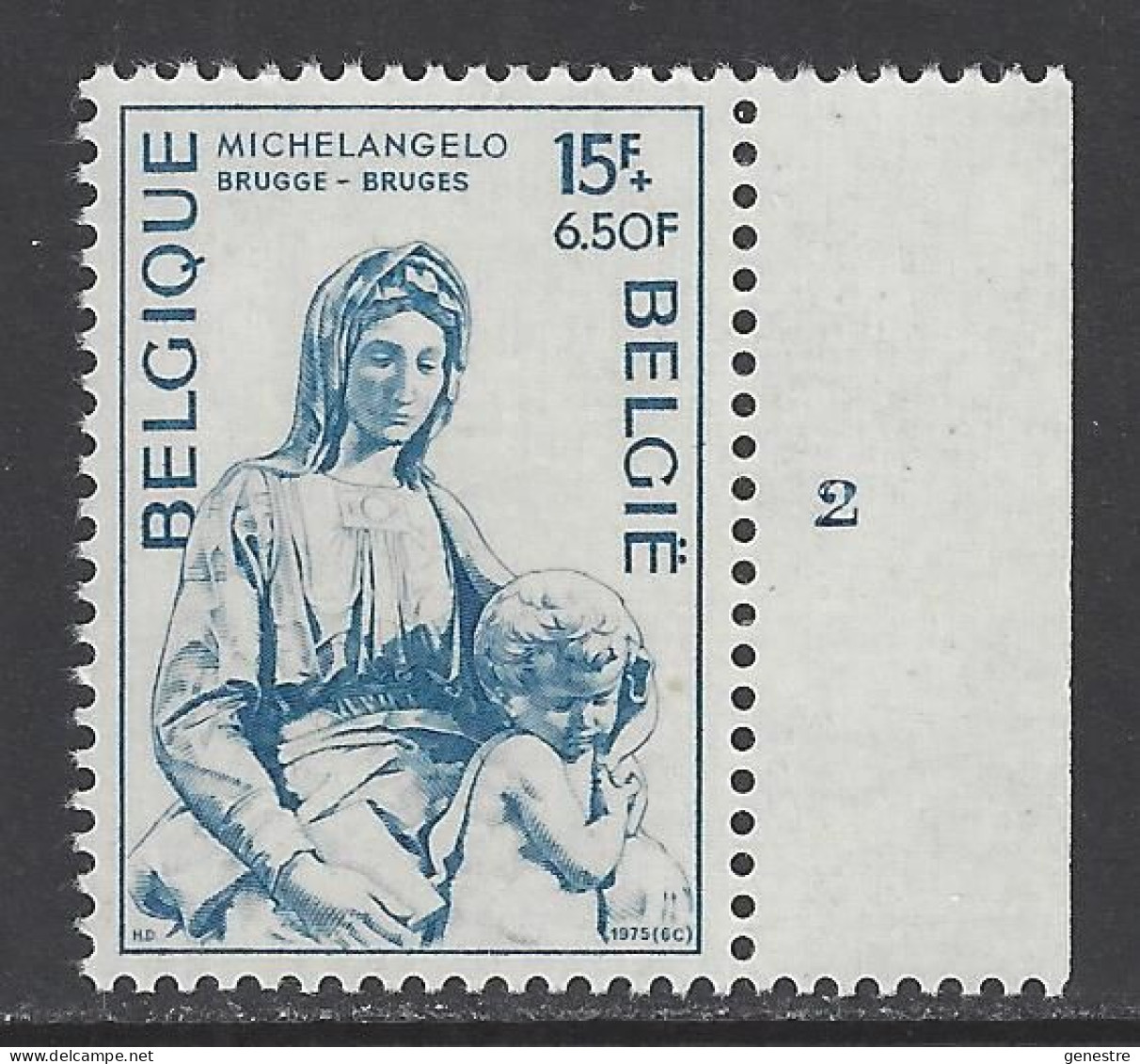 Belgique - 1975 - COB 1761 ** (MNH) - Planche 2 - 1971-1980