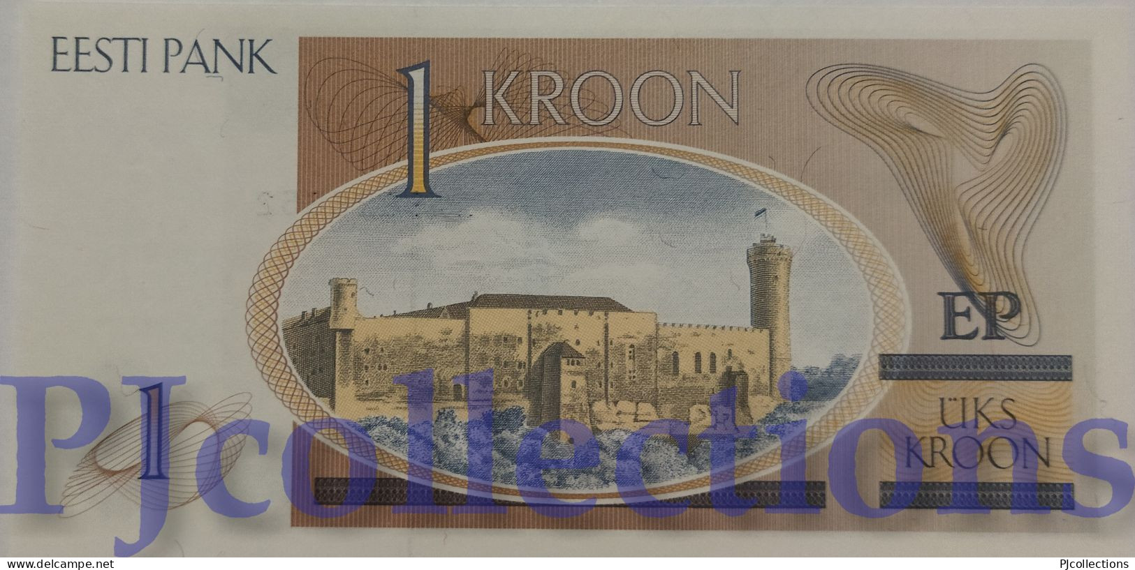 ESTONIA 1 KROON 1992 PICK 69a UNC PREFIX "AA" - Estonie