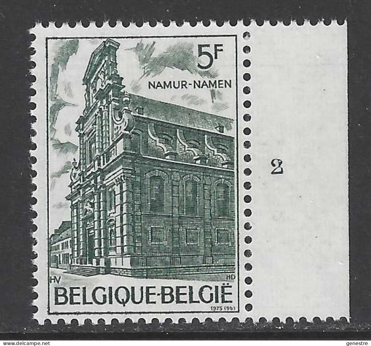 Belgique - 1975 - COB 1770 ** (MNH) - Planche 2 - 1971-1980