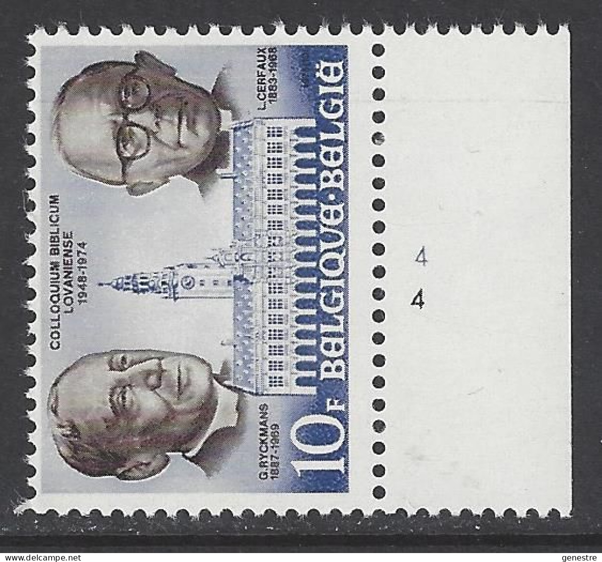 Belgique - 1975 - COB 1774 ** (MNH) - Planche 4 - 1971-1980