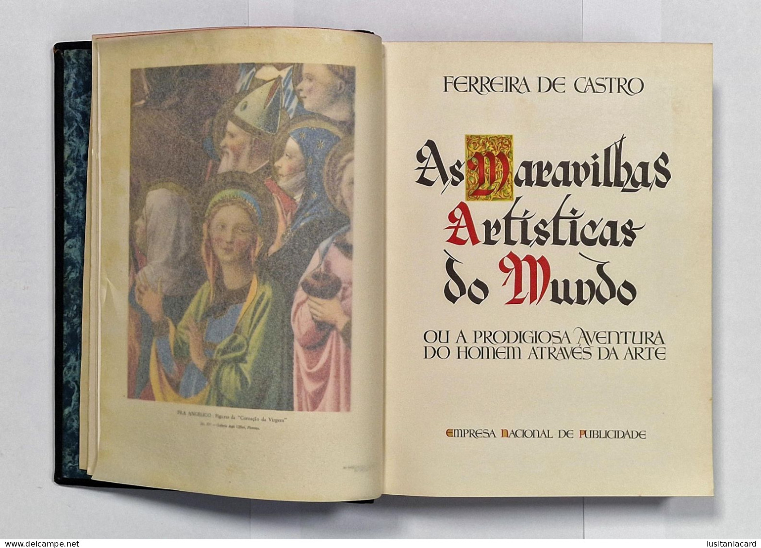 As Maravilhas Artísticas Do Mundo.(2VOLUMES)(RARO)( Autor:Ferreira De Castro / Ed. Empresa Nacional De Publicidade-1958) - Livres Anciens