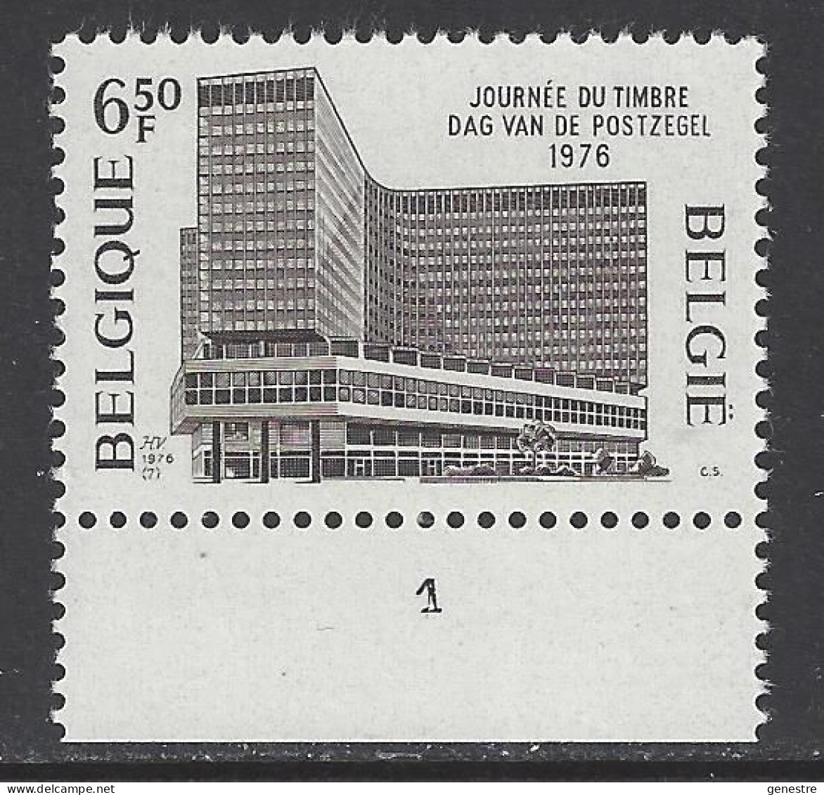 Belgique - 1976 - COB 1803 ** (MNH) - Planche 1 - 1971-1980