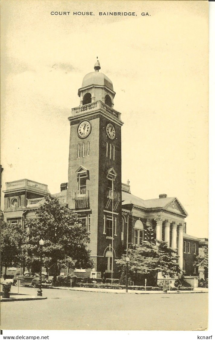 CP De BAINBRIDGE GA " Court House " - Albany