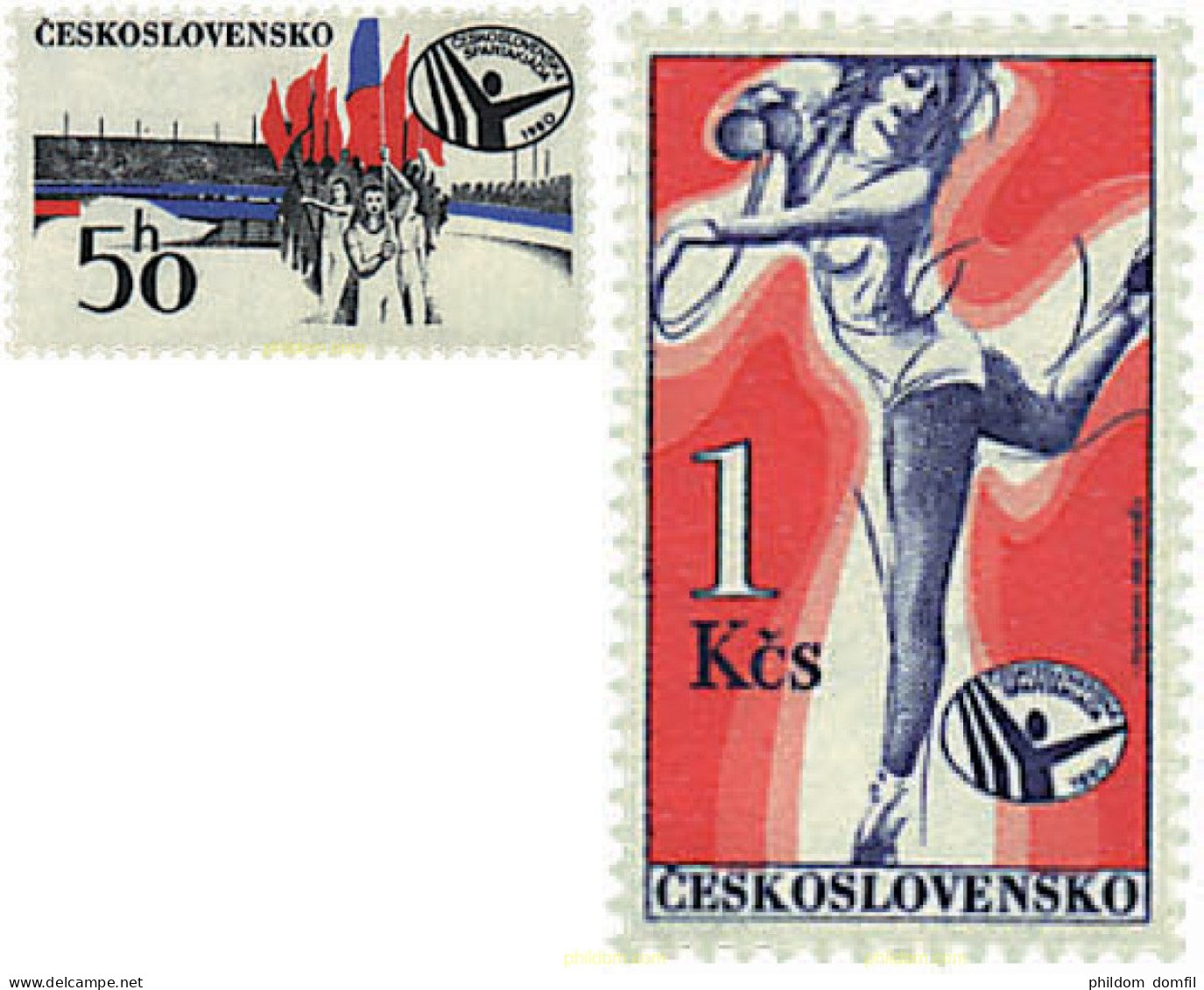 63767 MNH CHECOSLOVAQUIA 1980 SPARTAKIADAS NACIONALES - Other & Unclassified