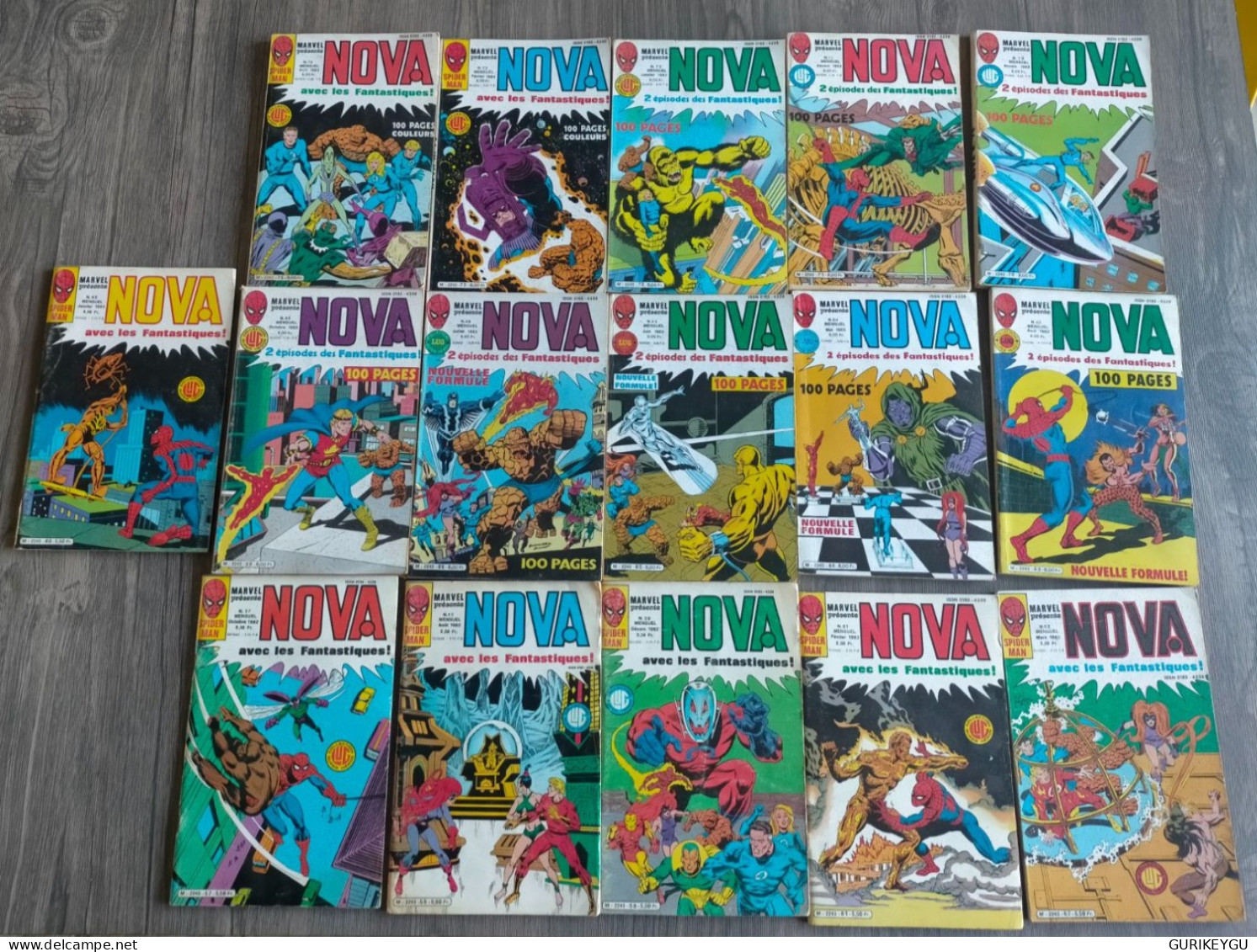 BD Lot 16 N° De NOVA  55.57.59.60.61.62.63.64.65.66.69.70.71.72.73.75 LUG 1982-1983-1984 BIEN - Lug & Semic