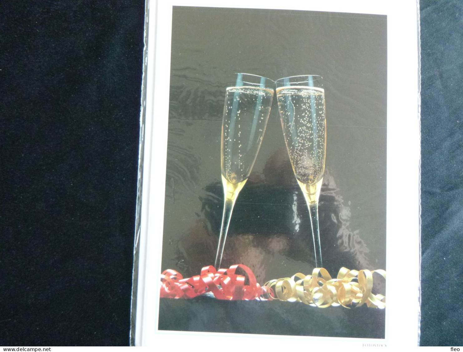 Postogram 95 /090 : Champagne Glazen - Fotostock - Glass Of Champagne - Postogram