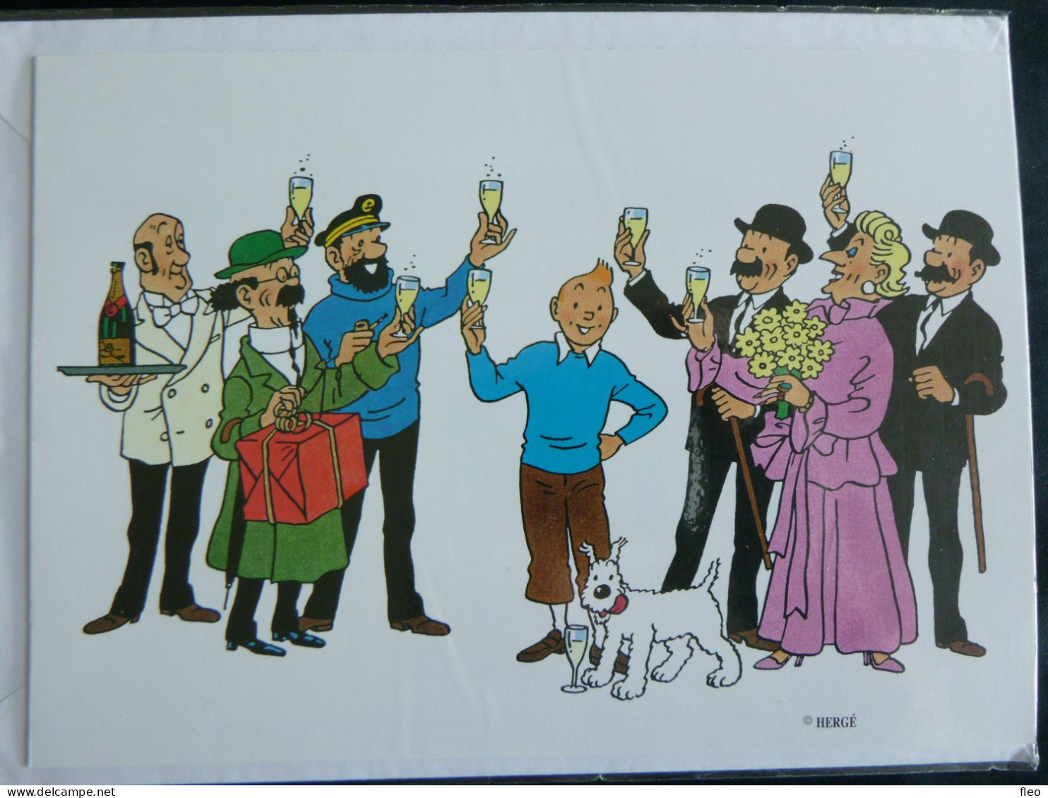 POSTOGRAM 91/J10 : "Tintin Milou / Kuifje Bobby / Tim Und Struppi " - Postogram