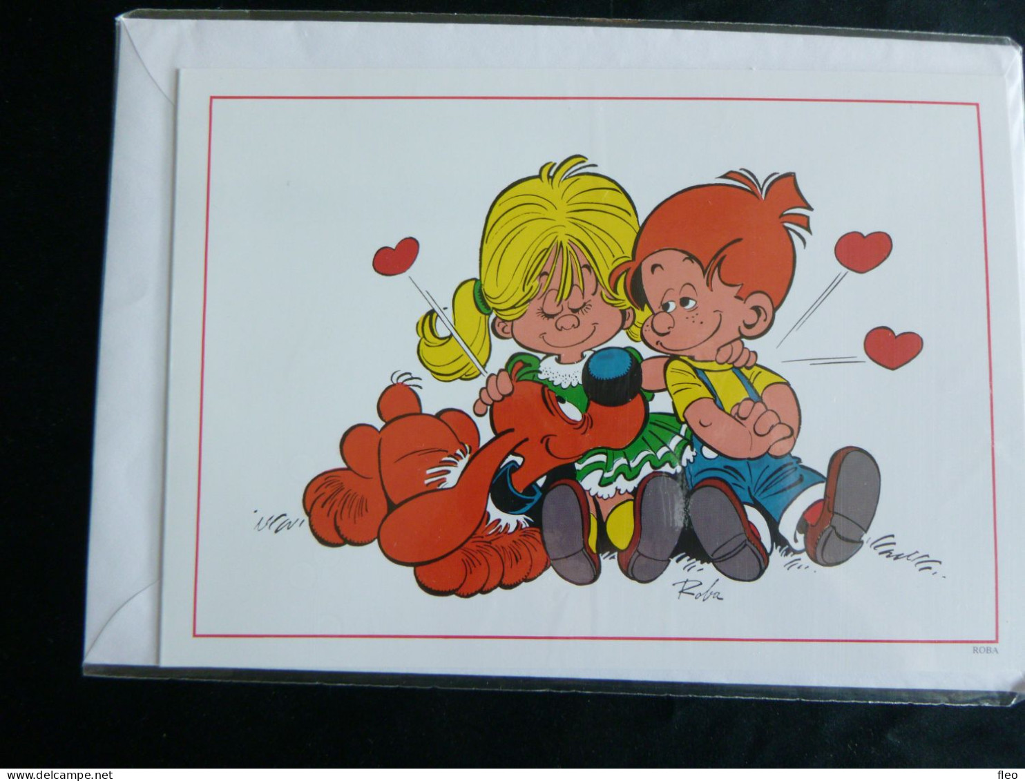 BELG.1992 POSTOGRAM 92/J12 : " Bollie & Billie - Love Is Wonderful - Roba " - Postogram