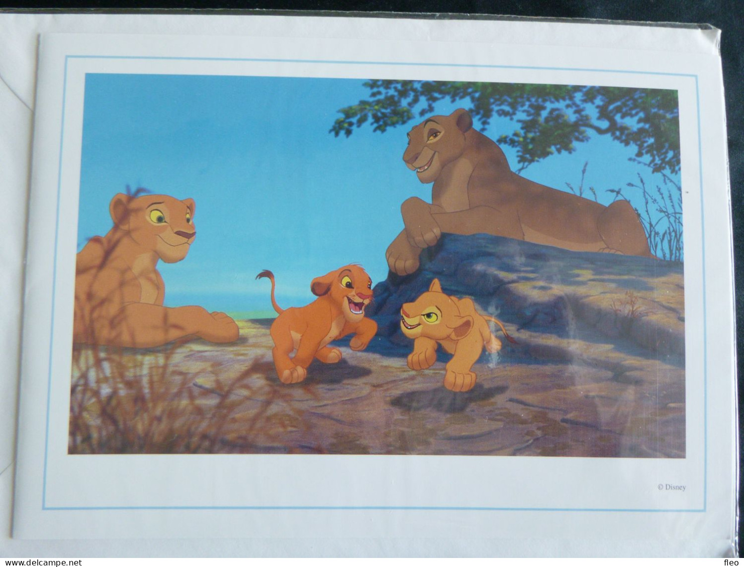 BELG.1994 POSTOGRAM 94/J14 : "  De Leeuwenkoning - The Lions King - Familie / Disney " - Postogram