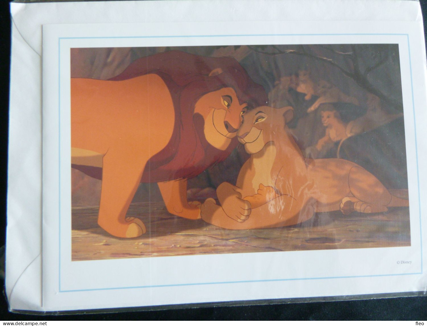 BELG.1994 POSTOGRAM 94/J16 : "  De Leeuwenkoning - The Lions King - Familie / Disney " - Postogram
