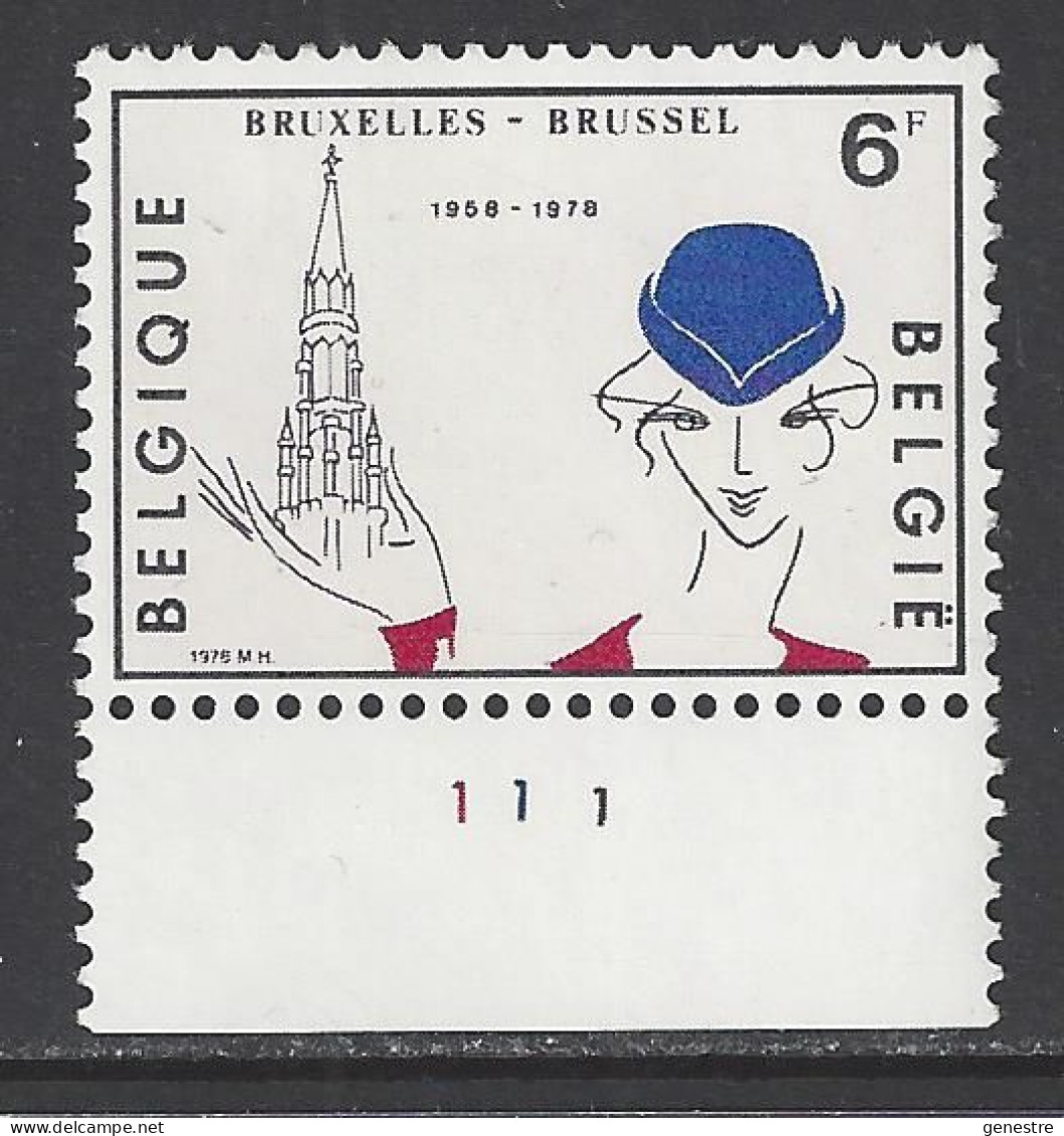 Belgique - 1978 - COB 1909 ** (MNH) - Planche 1 - 1971-1980