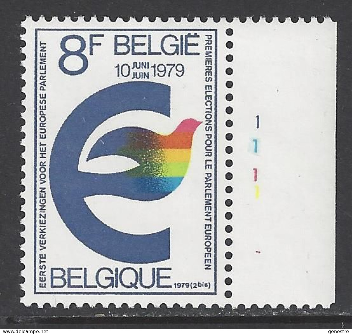 Belgique - 1979 - COB 1924 ** (MNH) - Planche 1 - 1971-1980