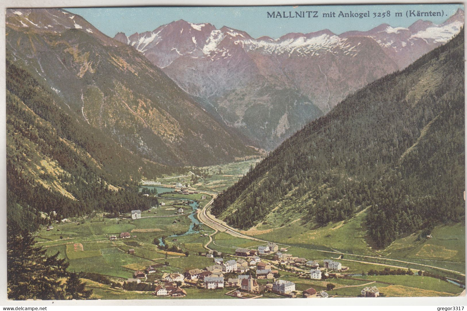 C7501) MALLNITZ - Kärnten - Mit Ankogel - Kärnten - 1913 - Mallnitz