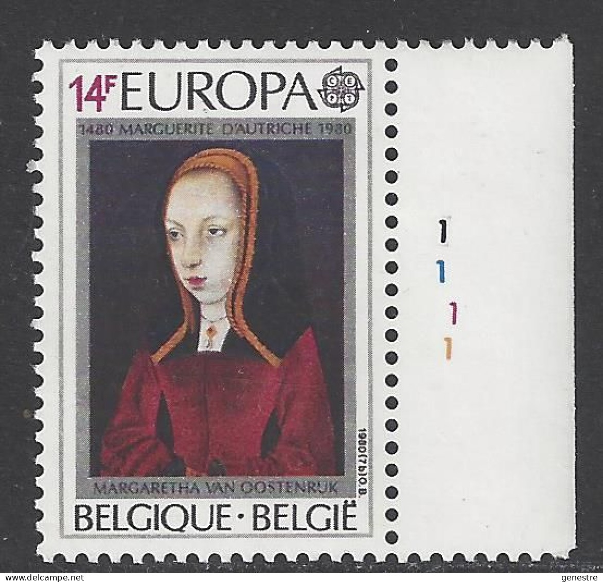 Belgique COB 1973 ** (MNH) - Planche 1 - 1971-1980