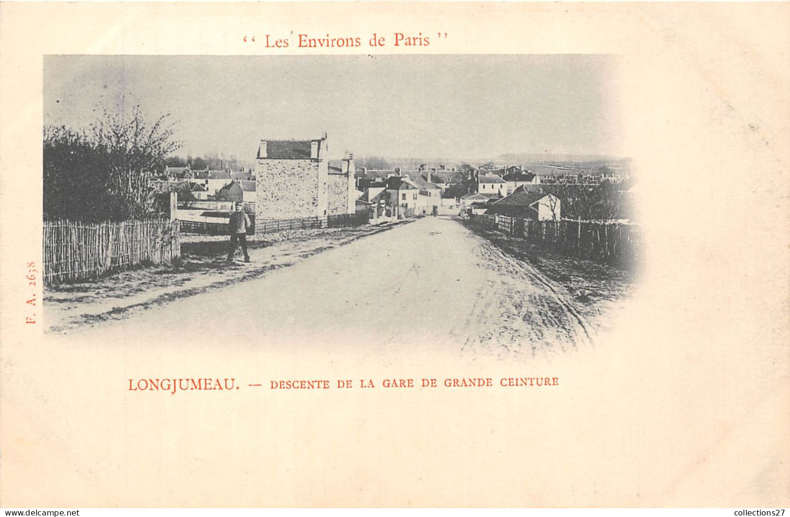 91-JONGJUMEAU-DESCENTE DE LA GARE DE GRANDE CEINTURE - Longjumeau