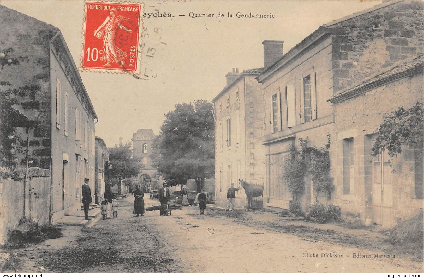 CPA 47 SEYCHES QUARTIER DE LA GENDARMERIE - Andere & Zonder Classificatie