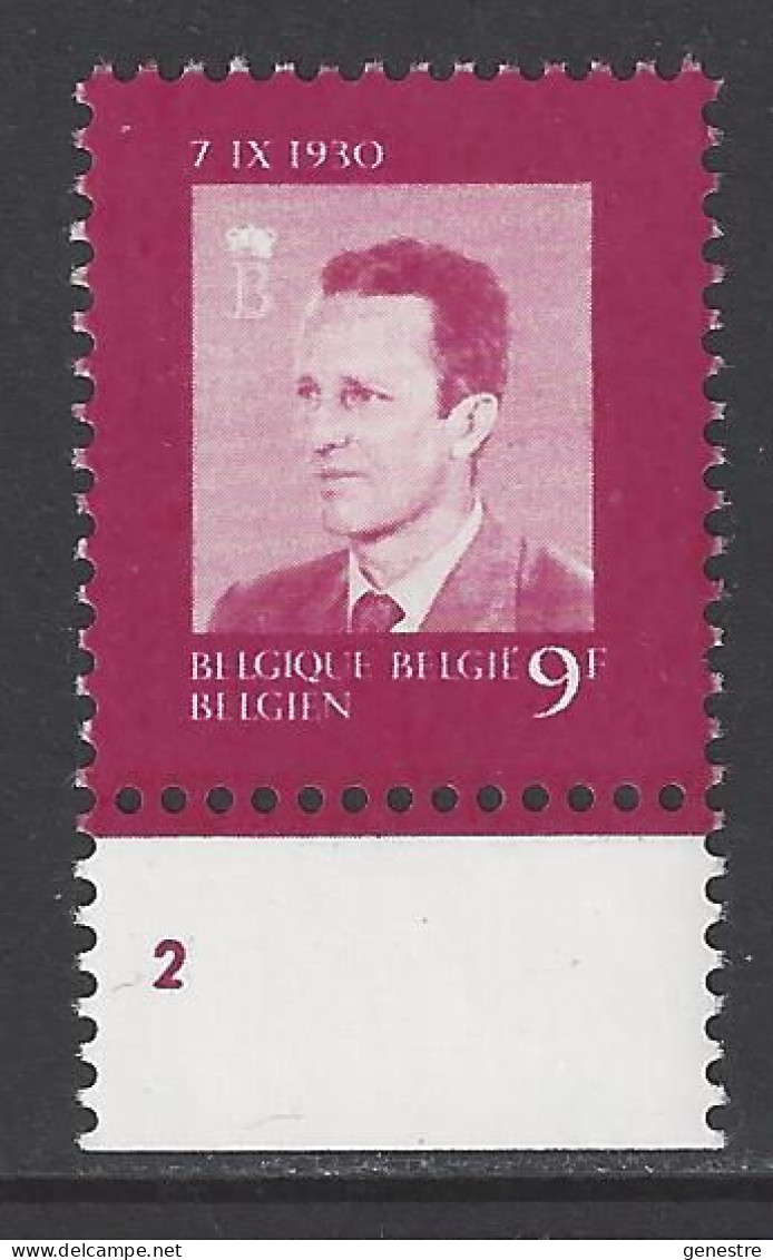 Belgique - 1980 - COB 1986 ** (MNH) - Planche 2 - 1971-1980