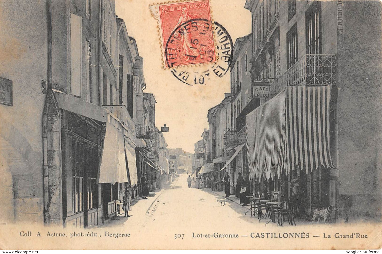 CPA 47 CASTILLONNES LA GRANDE RUE - Other & Unclassified