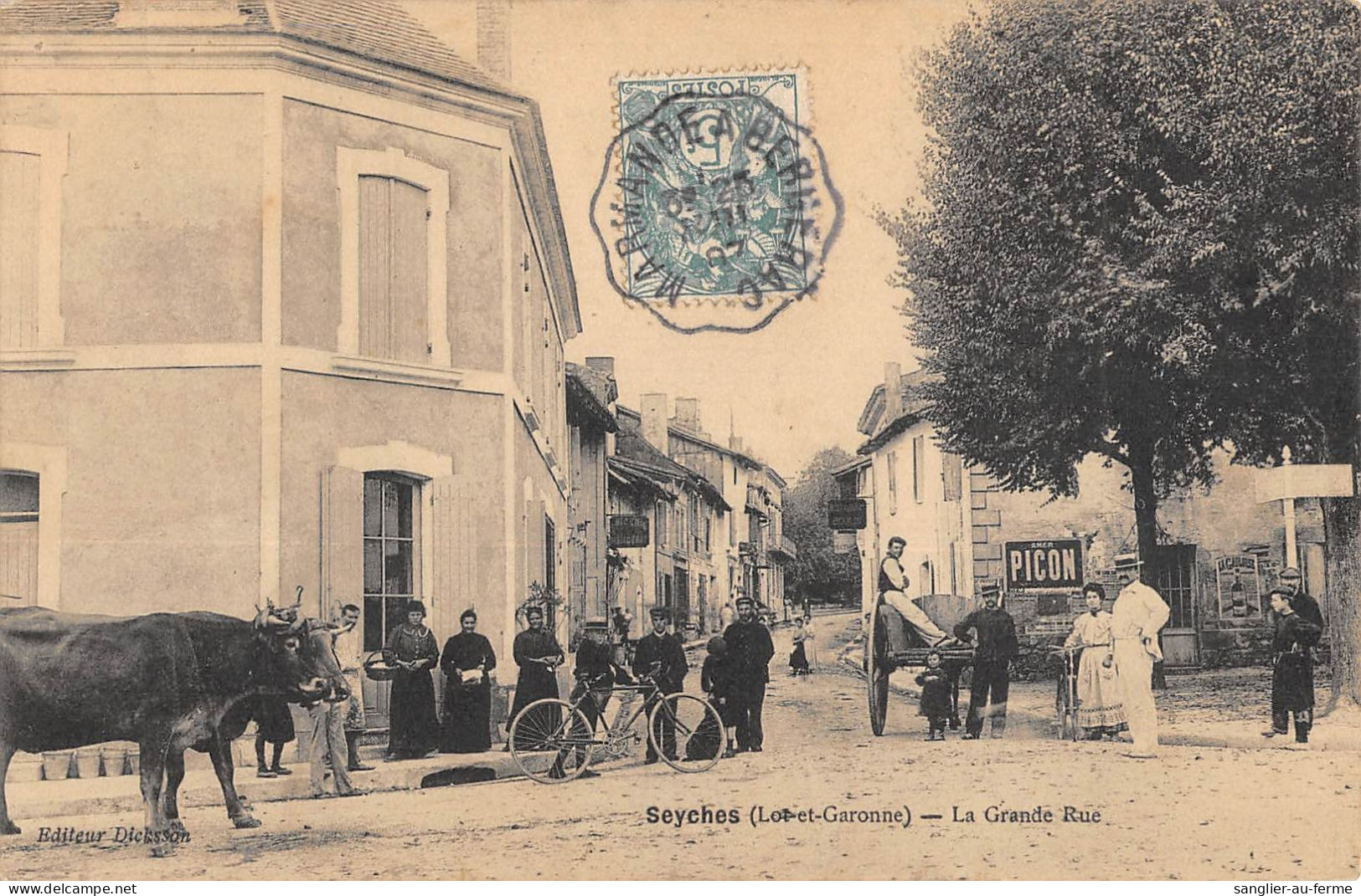 CPA 47 SEYCHES LA GRANDE RUE - Sonstige & Ohne Zuordnung